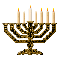 6th night Hanukkah manorah